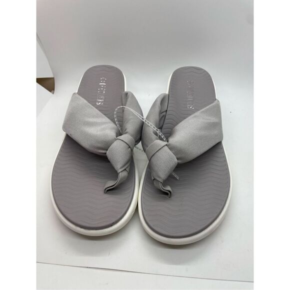 Dream Pairs Thong Sandals Platform Lightweight Casual Shoes Size 9 Gray - Picture 2 of 9